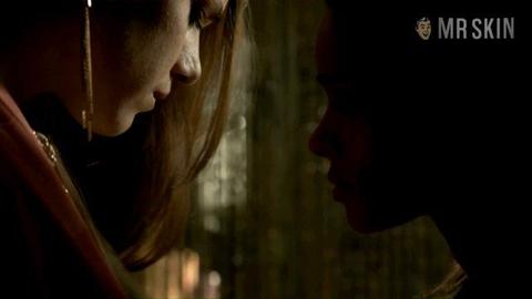 Kaniehtiio Horn Naked as Destiny Rumancek. Sexy, Underwear, Lesbian, Breasts. 233661