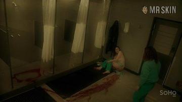 Pamela Rabe in Wentworth (2013-2020) Left Breast Breasts Butt 250827