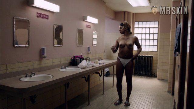 Laverne Cox in Orange Is the New Black (2013-2019) Breasts Breasts Thong 243964