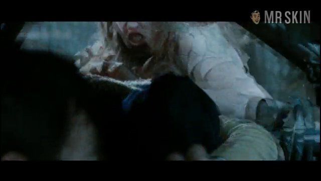 Hottest Vanessa Leigh Scene in Almost Human. Underwear, bush, butt. 234896