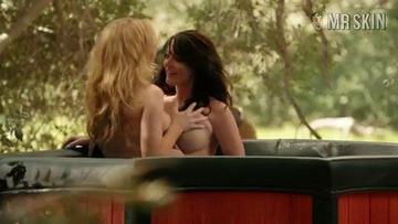 Ania Spiering, Kirsty Hill, Kayden Kross in The Hungover Games (2014) Breasts Breasts Lesbian 236295