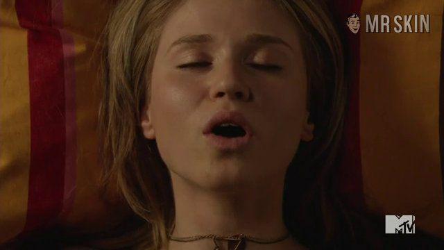 Rita Volk, Katie Stevens, Yvette Monreal in Faking It (2014-2016) Underwear Lesbian Sexy 240356