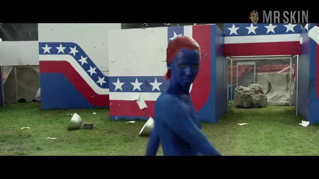 Sexiest Jennifer Lawrence Scene in X-Men: Days of Future Past. Sexy, body double. 239701
