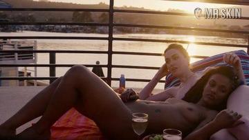Freema Agyeman, Jamie Clayton in Sense8 (2015-2018) Breasts Bikini Breasts 258847