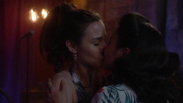 Stitchers's Sexiest Scenes with Allison Scagliotti. Lesbian. 261162