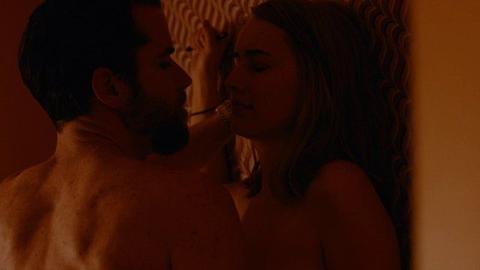Joslyn Jensen Naked in Her Composition. Breasts, Butt, bush, left breast. 269101