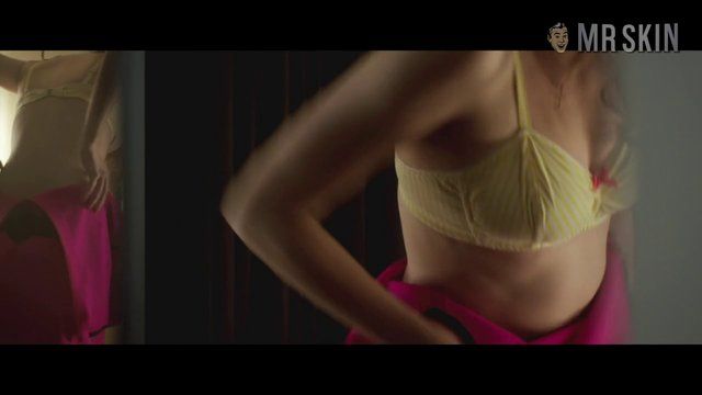 Hottest Freya Mavor Scene in The Lady in the Car with Glasses and a Gun. Sexy, Underwear, breasts, left breast. 247664