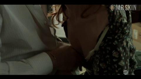 Fanny Alvergne from Baron Noir Naked. Left Breast, Sexy, Underwear, breasts. 249335