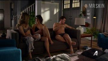 Rachel Blanchard, Priscilla Faia in You Me Her (2016-2019) Underwear Lesbian Sexy 257910