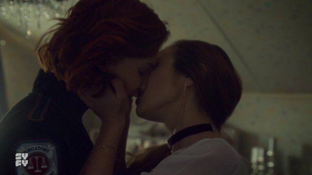 Hottest Dominique Provost-Chalkley Scene in Wynonna Earp. Lesbian, Sexy, bikini, butt. 260378