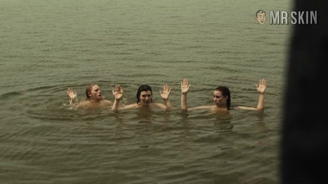 Cassie  Ramoska, Amanda McCann, Christine Moore in June, Adrift (2014) Underwear Breasts Butt Left Nipslip Breasts Butt 251621