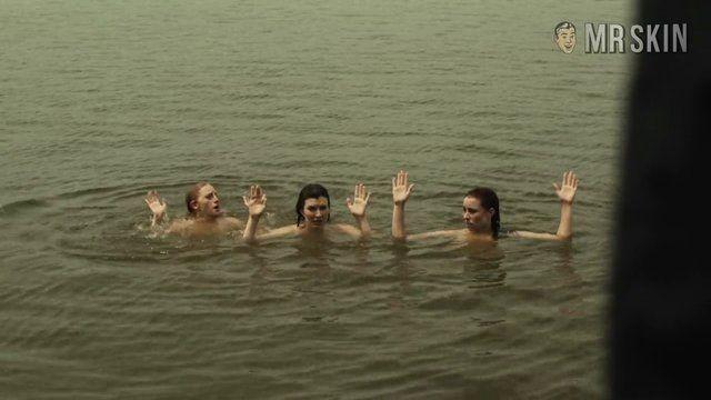 Cassie  Ramoska, Amanda McCann, Christine Moore in June, Adrift (2014) Underwear Breasts Butt Left Nipslip Breasts Butt 251621