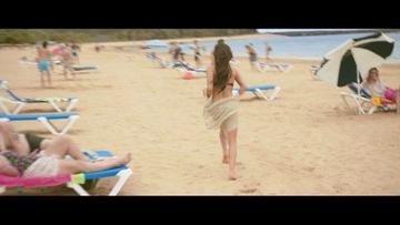 Sexiest Oona Chaplin Scene in Realive. Bikini, Sexy, Thong, breasts, left nipslip. 252391