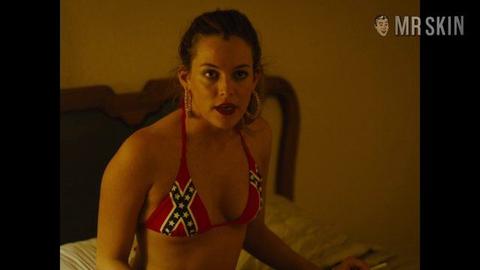 Hottest Riley Keough Scene in American Honey. Bikini, breasts, left breast. 253478