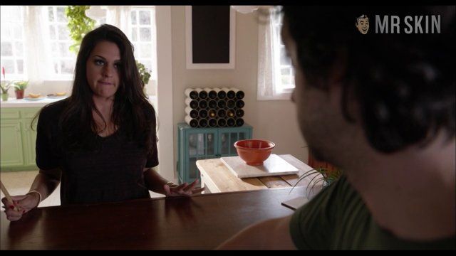 Kelen Coleman Naked in Flock of Dudes. Butt, breasts, right nipslip. 253945