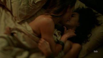 Emmanuelle Chriqui, KaDee Strickland in Shut Eye (2016-2017) Lesbian Sexy Bikini Breasts 264133