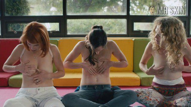 Catherine Reitman, Juno Rinaldi, Dani Kind in Workin' Moms (2017-2021) Breasts Underwear Breasts Butt 256145