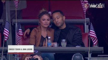 Chrissy Teigen in Super Bowl (1967-2020) Right Nipslip Breasts Right Nipslip 256744