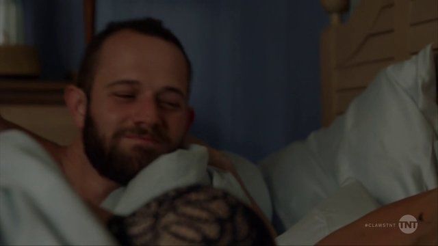 Sexiest Scenes of Jennifer from Claws. Underwear. 261353