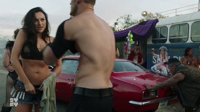 Sexiest Scenes of Grace d'Argento from Blood Drive. Underwear, butt, lesbian. 259679