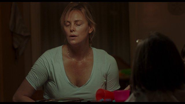 Tully's Sexiest Scenes with Charlize Theron. Underwear, body double, breasts. 266946