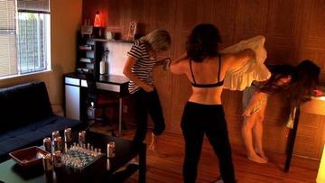Hillary Kaplan, Kaitlyn Yurkiw in Teenage Slumber Party Nightmare (2015) Butt Underwear Butt Sexy 267562