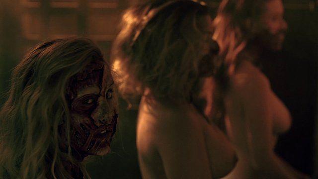 Mary Kathryn Bryant, Valerie Sharp, Andi Leah Powers in Hellraiser: Judgment (2018) Breasts Thong Breasts Thong 268586