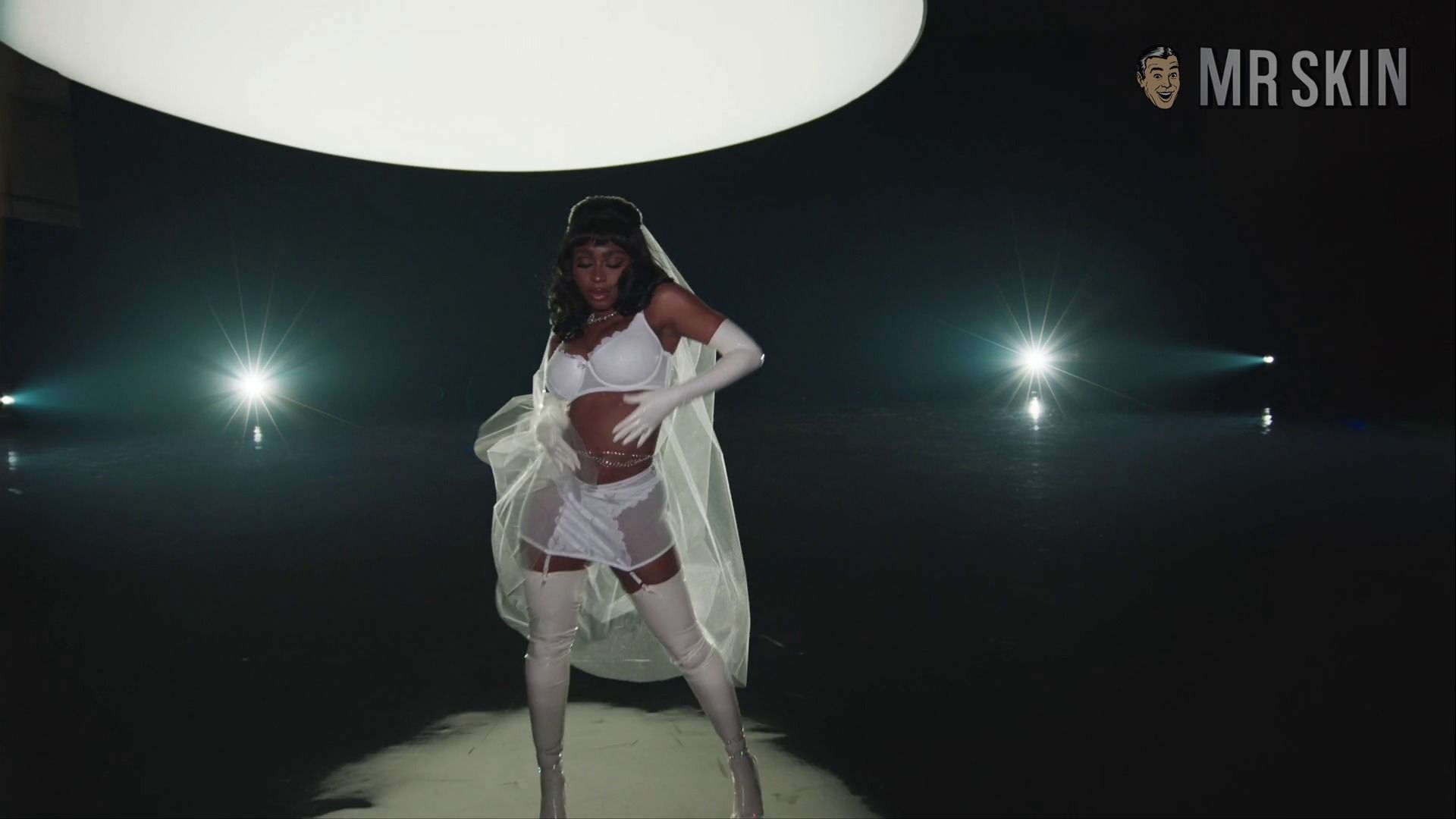 Sexiest Scenes of Model from Savage X Fenty Show. Underwear. 312881