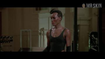 Grace Jones in A View to a Kill (1985) Breasts Sexy Thong Breasts Sexy 302523