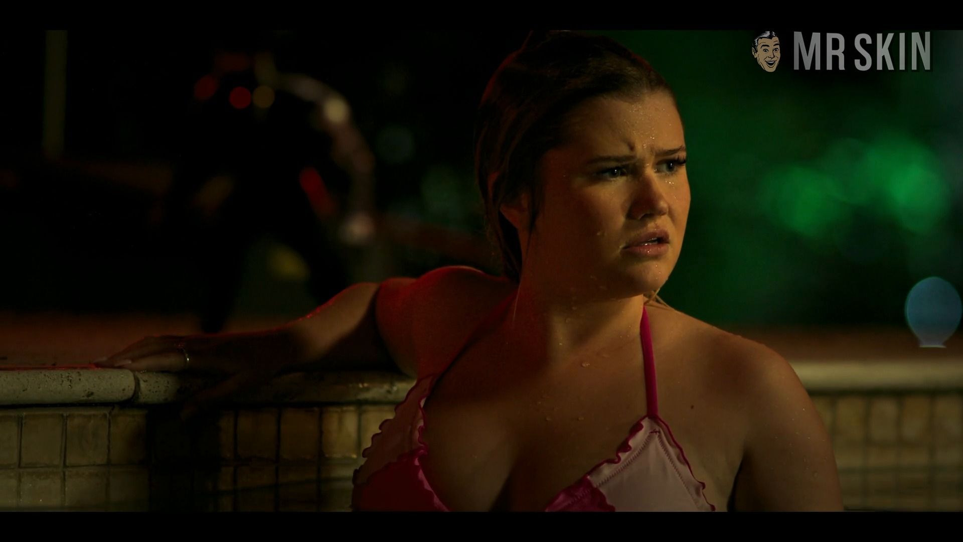 Sexiest Scenes of Phoebe from Wolf Pack. Bikini. 343091
