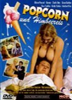 Popcorn und Himbeereis