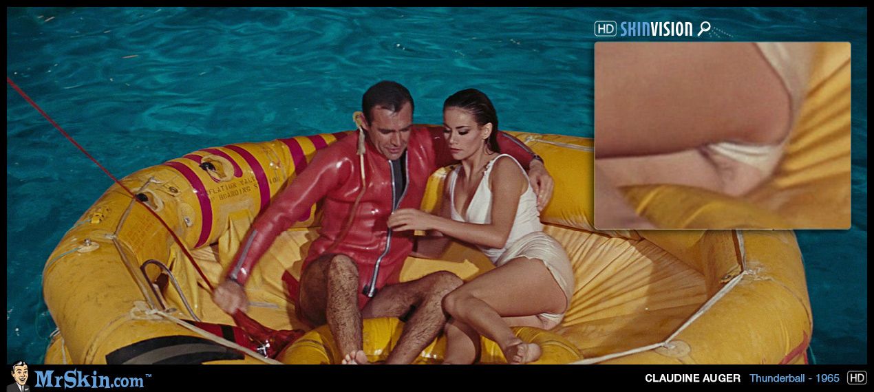 Claudine Auger - bush in Thunderball (1965)