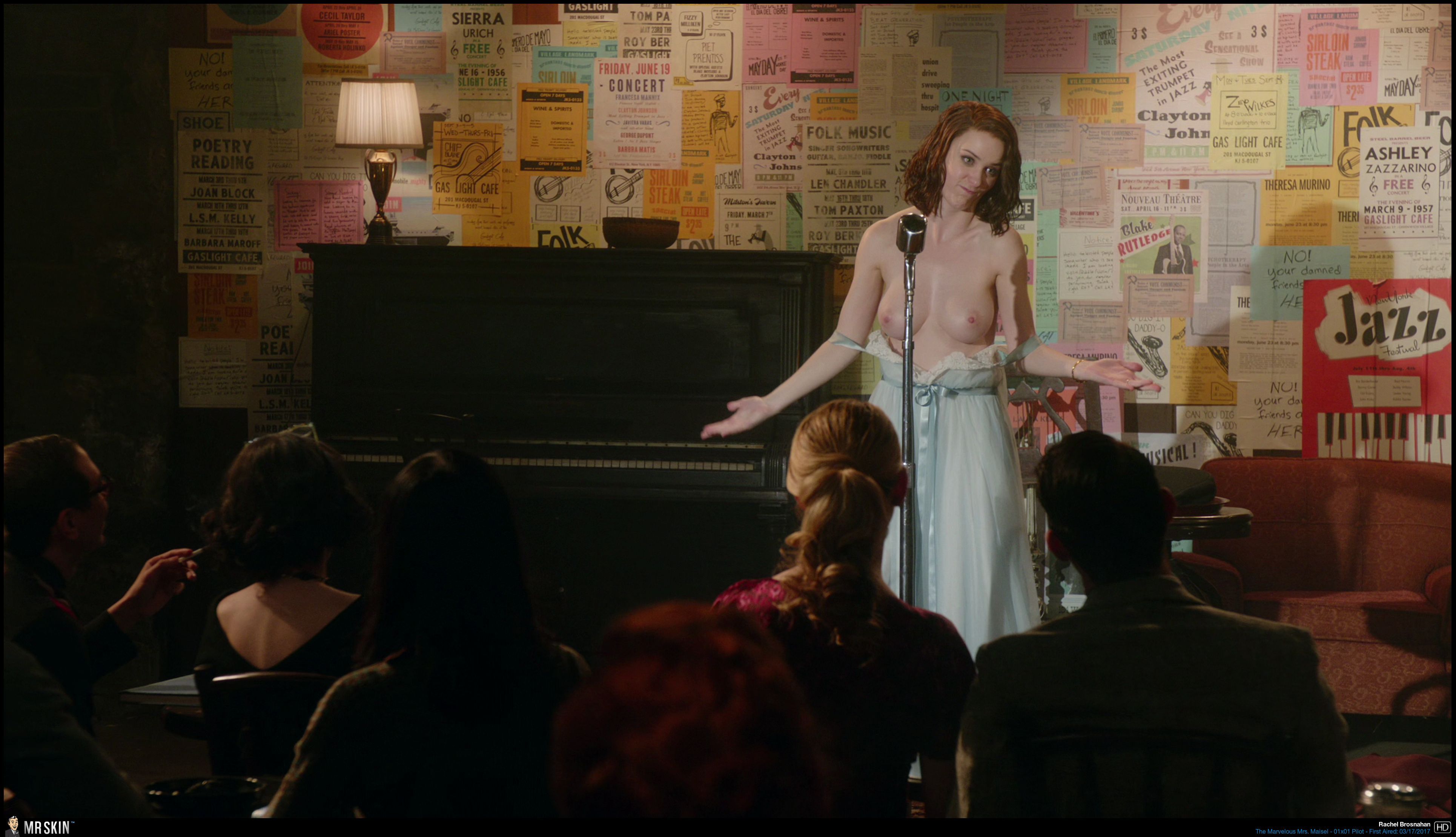 Rachel Brosnahan in The Marvelous Mrs. Maisel