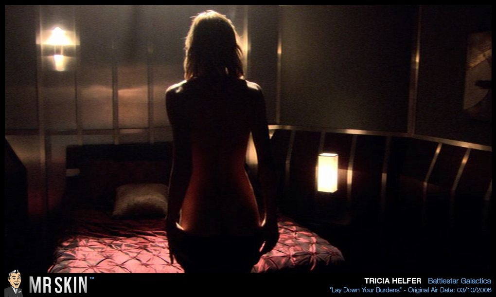 Tricia Helfer in Battlestar Galactica