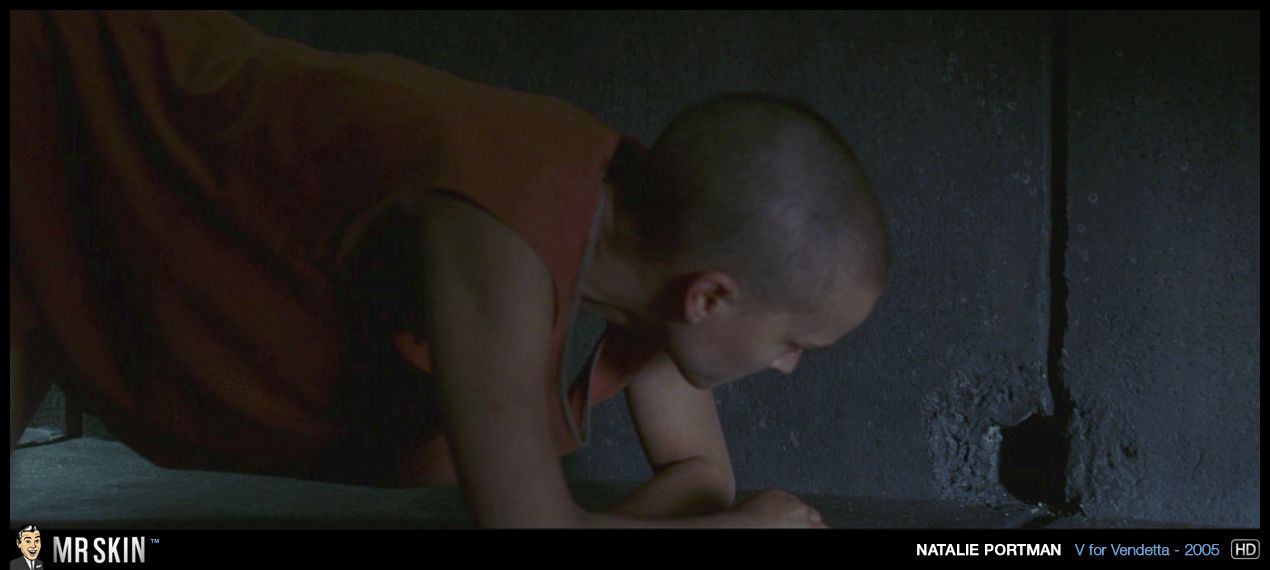 Natalie Portman in V for Vendetta