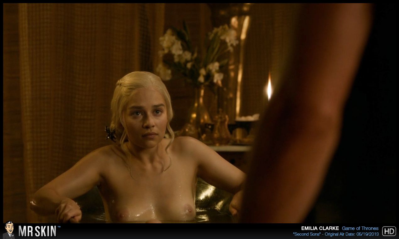 Emilia Clarke in Game of Thrones