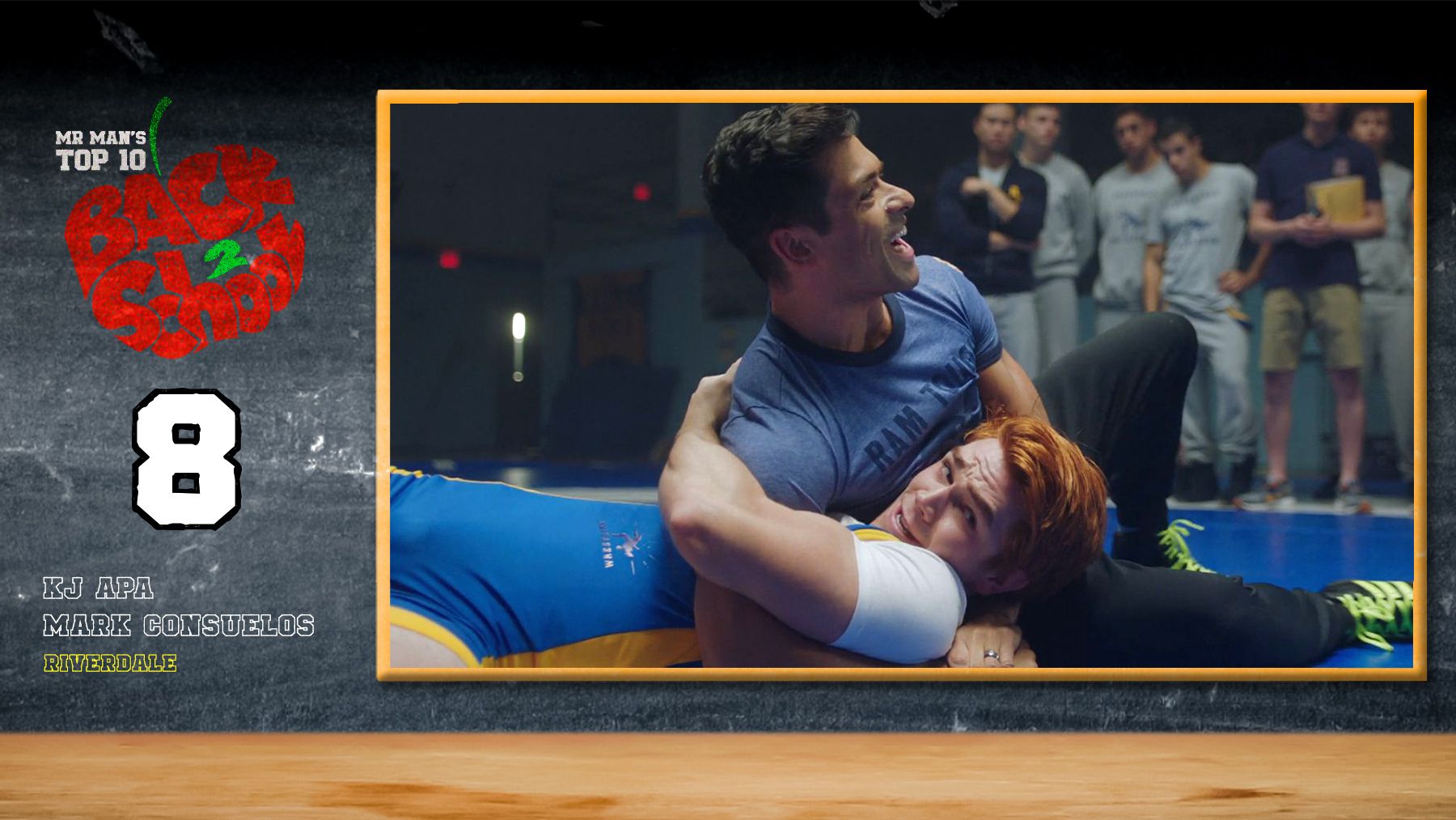 Get access to watch K.J. Apa,&nbsp;Mark Consuelos&nbsp;in&nbsp;Riverdale